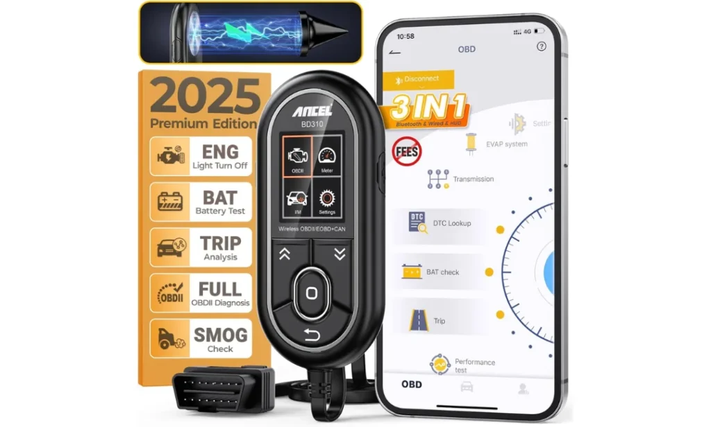ANCEL BD310 OBD2 Scanner for Mechanics – Smart DIY Dual-Mode Scanner