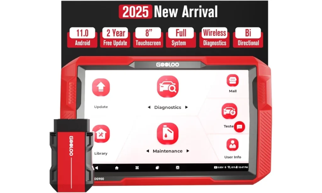GOOLOO DS900 OBD2 Scanner for Mechanics – Upgraded Bidirectional Scan Tool
