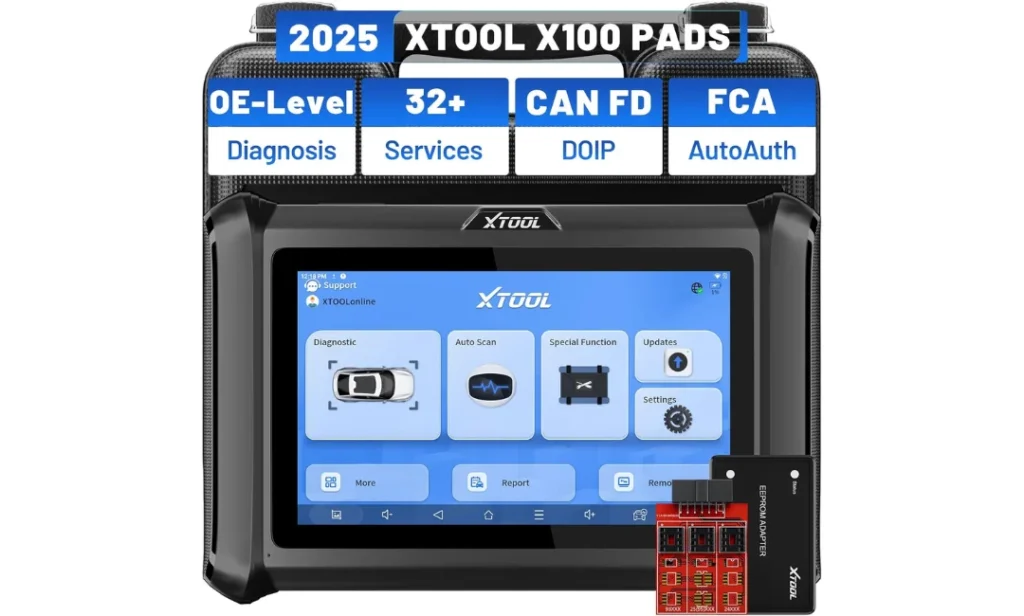 XTOOL X100 PADS OBD2 Scanner for Mechanics – All-System Diagnostic Tool